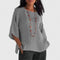 Women's Comfortable Blouse – Tara in Gray