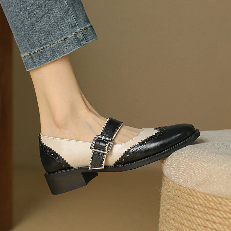 Women's Two-Tone Brogue Mary Janes, photo 2