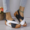 Olivia Comfort Sandals in Black and White