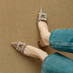Women's Glitter Pumps with Crystal Buckle, photo 5