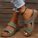 Thalia Comfort Sandals in Green