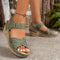 Rachel Comfort Sandals in Green