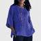 Women's Comfortable Blouse – Tara in Blue