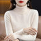 Women's Cashmere Mock-Neck Sweater in Beige