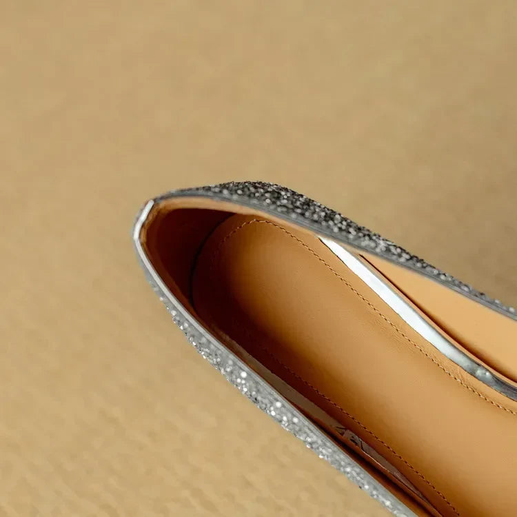 Women's Glitter Pumps with Crystal Buckle, photo 16
