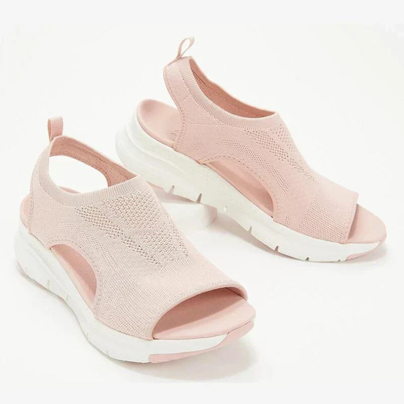 Hanna Comfort Sandals in Pink