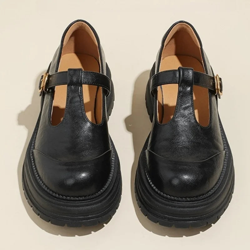 Women's Chunky Platform T-Strap Mary Janes, photo 5