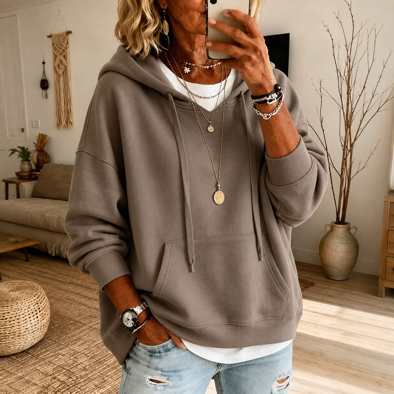 Ella | Taupe Sweater