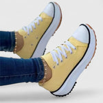 Kelly Comfortable Sneakers in Yellow