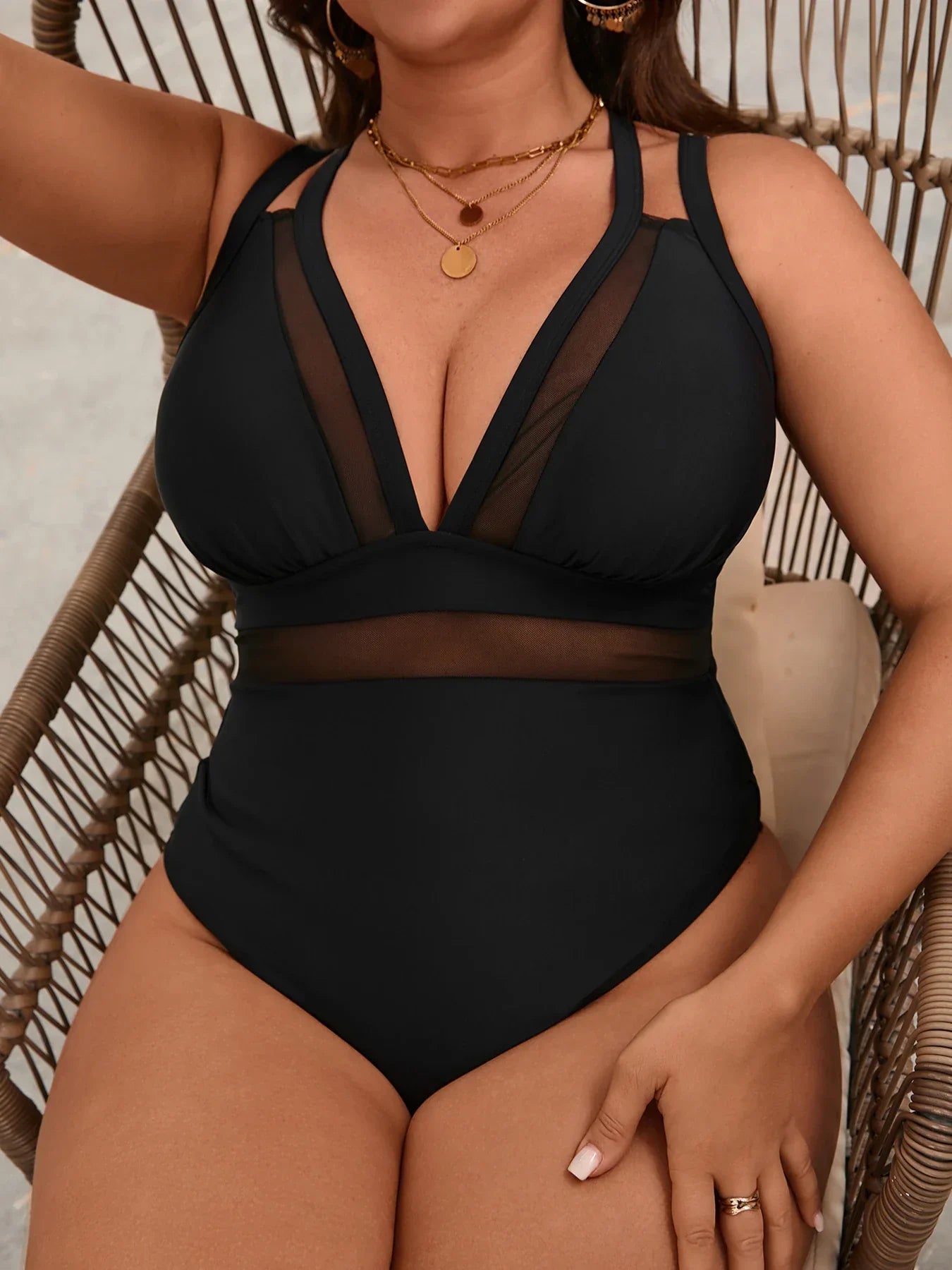 Women's Midnight Luxe One-Piece Swimsuit, photo 3