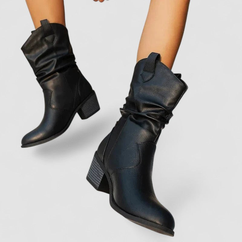 Women's Slouchy Heeled Boots, photo 4