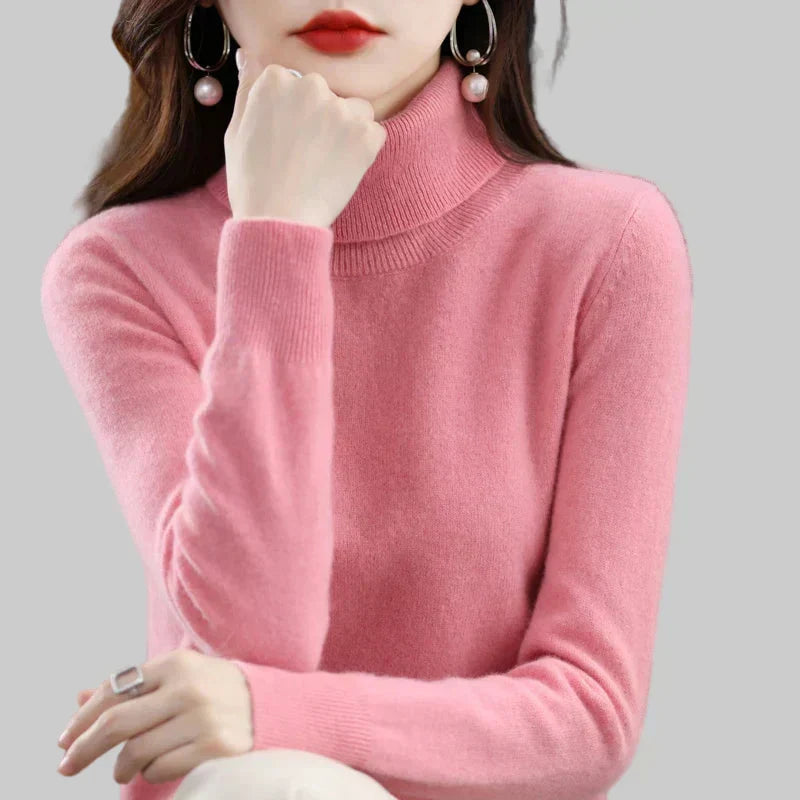Women's Cashmere Mock-Neck Sweater, photo 2