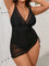 Women's Midnight Luxe One-Piece Swimsuit in Sweetheart Neck