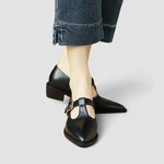 Avery Comfort Mary Janes in Black