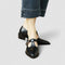 Avery Comfort Mary Janes in Black