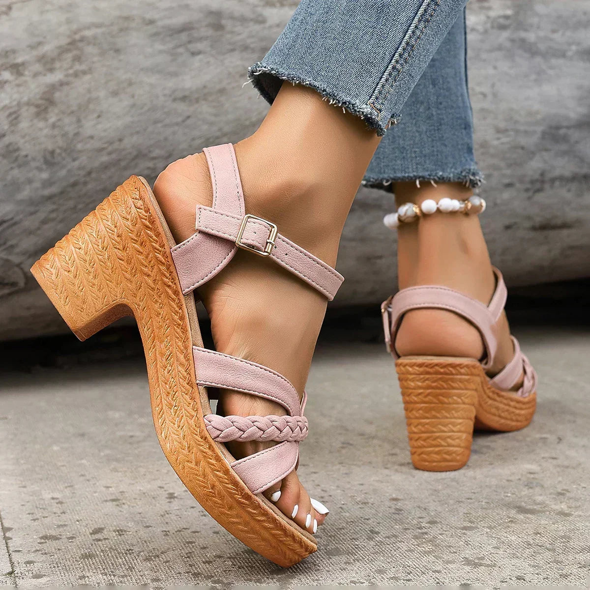 Women's Classic Mid-Heel Sandals, photo 8
