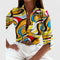 Women's Elegant Long Sleeve Blouse in Multi