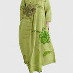 Women's Stylish Midi Dress in Flower 5