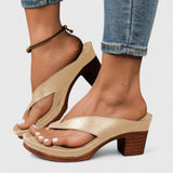 Jazrielle Comfort Heels in Gold