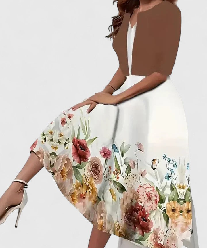 Chantal Elegant Midi Dress