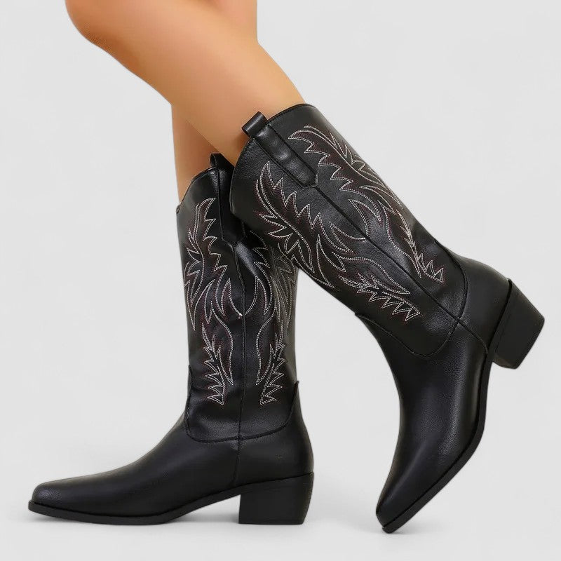 Women's Embroidered Cowboy Boots, photo 3