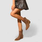 Women's Embroidered Western Ankle Boots, photo 3