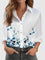 Women's Elegant Blouse – Avery in Blue