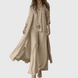 Women's Elegant 3-Piece Set in Taupe