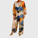 Satin Two-Piece Women's Set