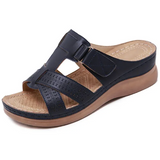 Women's Comfort Step Sandals in Black