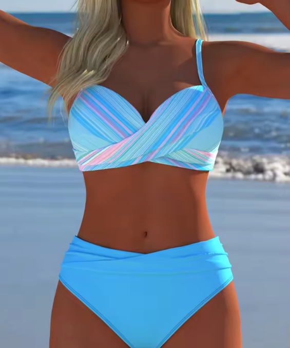 Women's Ocean Mist Bikini Set in Blue