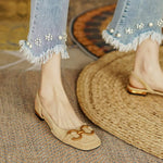 Hannah Comfort Sandals in Khaki