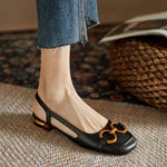Hannah Comfort Sandals in Black
