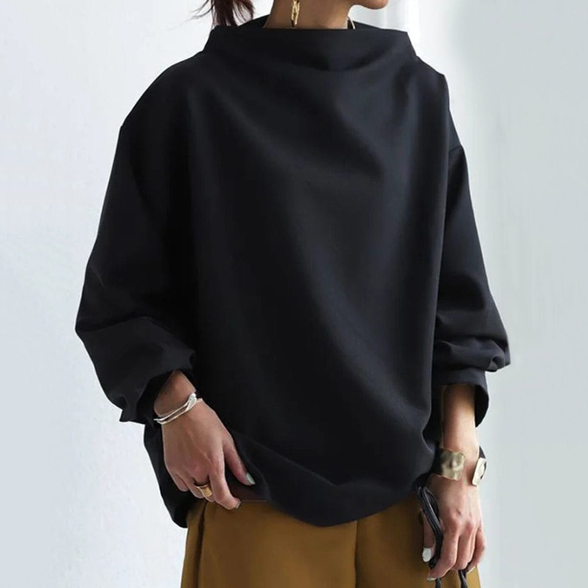 Women's Casual Mock-Neck Top, photo 7