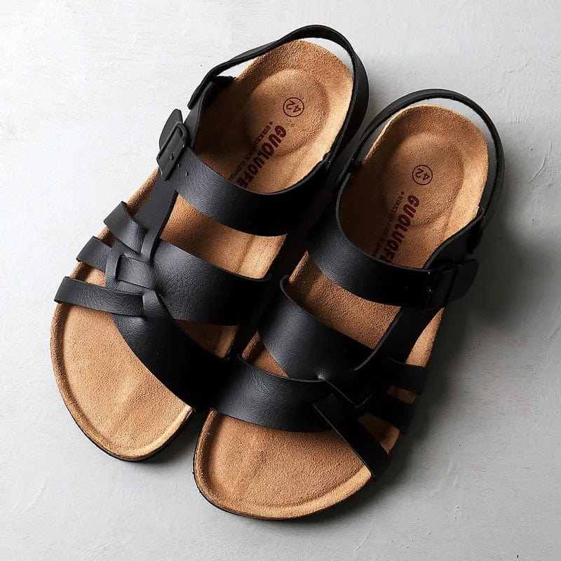Astrid Comfort Sandals in Black