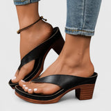 Jazrielle Comfort Heels in Black