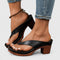 Jazrielle Comfort Heels in Black