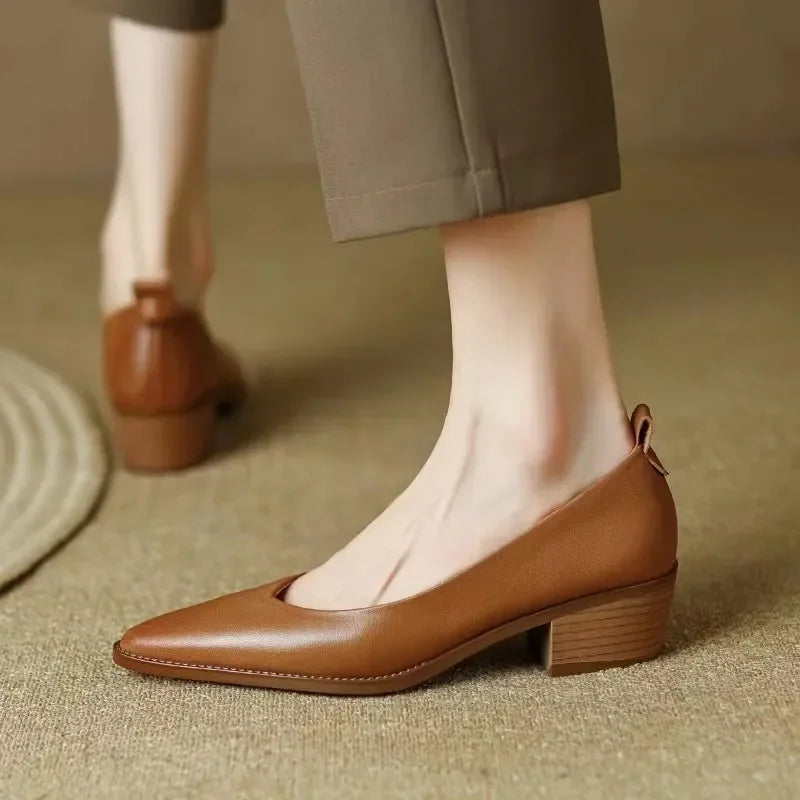 Emma Classic Pumps in Brown
