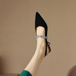 Women's Rhinestone Slingback Kitten Heels, photo 11
