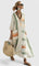 Kyvanna Elegant Maxi Dress in Beige Green