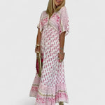 Lyrianna Comfortable Maxi Dress in Pink
