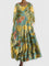 Women's Stylish Midi Dress in Flower 4