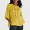 Women's Comfortable Blouse – Tara in Yellow