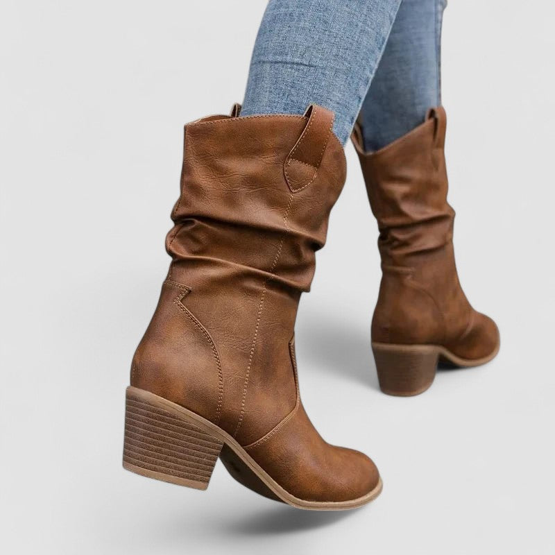 Women's Slouchy Heeled Boots, photo 5