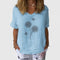 Women's Elegant Summer Blouse – Oakley in Light Blue