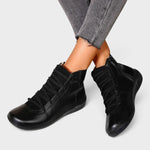 Women's Waterproof Orthopaedic Ankle Boots in Black