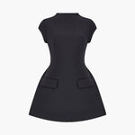 Women's mini dress in black