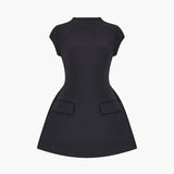 Women's mini dress in black