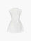Women's mini dress in white
