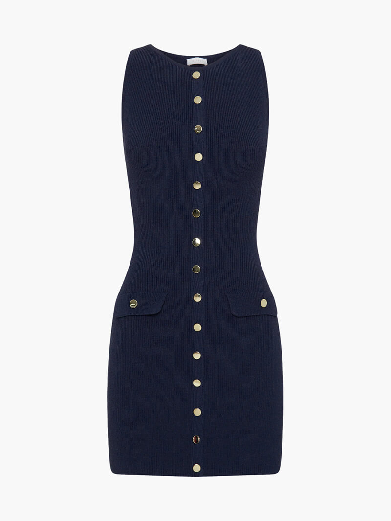 Georgia Mini dress in Navy